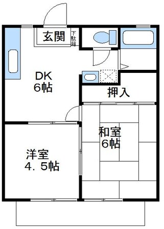 菅谷ハイツの物件間取画像